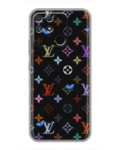 Чохол для Realme NARZO 30A з картинкою «Кольорова монограма LV»