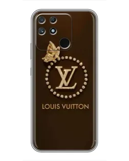 Чохол для Realme NARZO 30A з картинкою «LV — золота печатка»