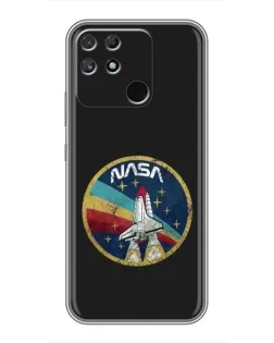 Чохол для Realme NARZO 30A з картинкою «NASA — емблема місії»