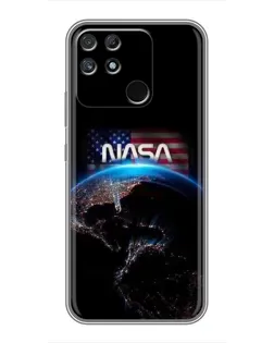 Чохол для Realme NARZO 30A з картинкою «Земля з космосу NASA»