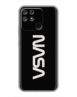 Чохол для Realme NARZO 30A з картинкою «NASA — вертикальний логотип»