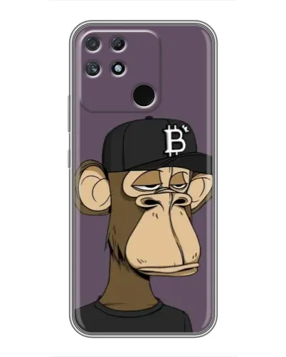 Чохол для Realme NARZO 30A з картинкою «Bored Ape в кепці»