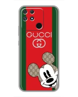Чохол для Realme NARZO 30A з картинкою «Gucci — смуги та Міккі»