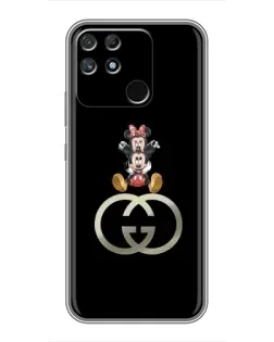 Чохол для Realme NARZO 30A з картинкою «Мінні Маус на лого»