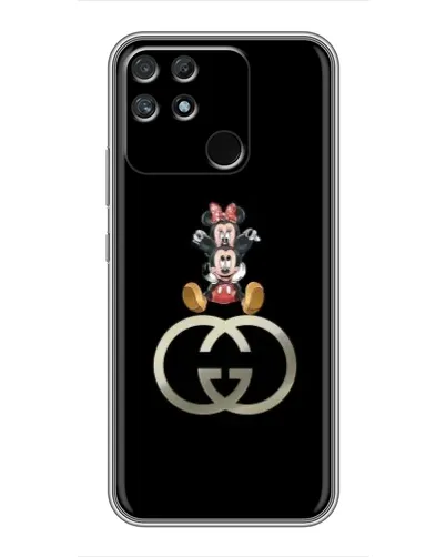 Чохол для Realme NARZO 30A з картинкою «Мінні Маус на лого»