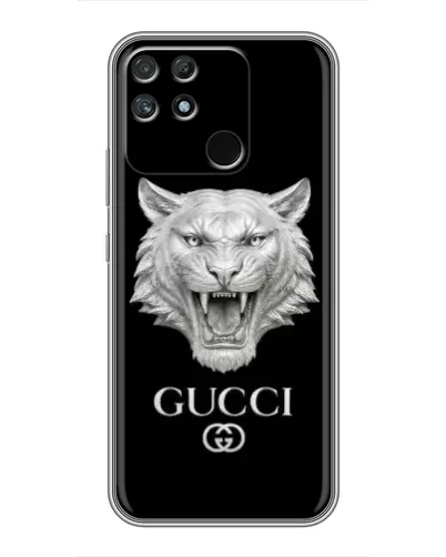 Чохол для Realme NARZO 30A з картинкою «Gucci — срібний лев» Чохол для Realme NARZO 30A з картинкою «Gucci — срібний лев»