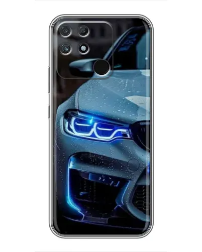 Чохол для Realme NARZO 30A з картинкою «Погляд BMW з синіми фарами» Чохол для Realme NARZO 30A з картинкою «Погляд BMW з синіми фарами»