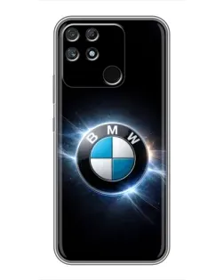 Чохол для Realme NARZO 30A з картинкою «BMW — неонове сяйво» Чохол для Realme NARZO 30A з картинкою «BMW — неонове сяйво»