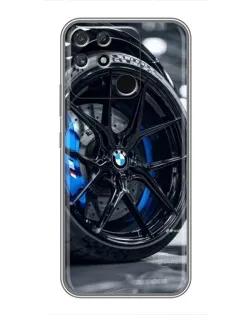 Чохол для Realme NARZO 30A з картинкою «Колесо BMW зблизька»