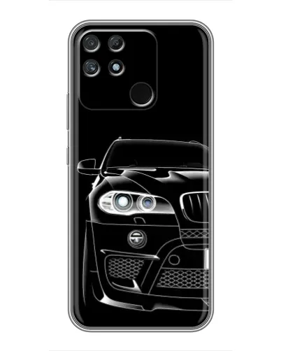 Чохол для Realme NARZO 30A з картинкою «Темний силует BMW» Чохол для Realme NARZO 30A з картинкою «Темний силует BMW»