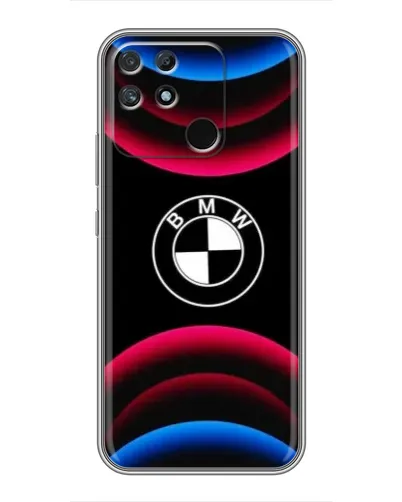 Чохол для Realme NARZO 30A з картинкою «Логотип BMW та неонові дуги» Чохол для Realme NARZO 30A з картинкою «Логотип BMW та неонові дуги»