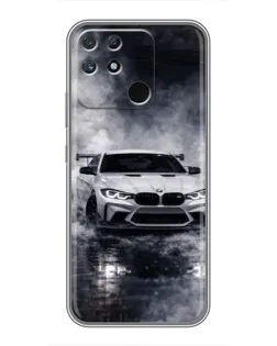 Чохол для Realme NARZO 30A з картинкою «BMW крізь туман»