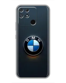 Чохол для Realme NARZO 30A з картинкою «Логотип BMW — мінімалізм»