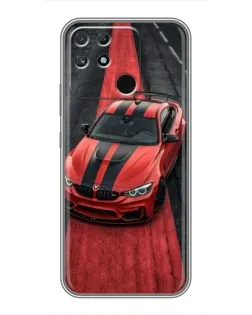 Чохол для Realme NARZO 30A з картинкою «BMW на червоній доріжці»