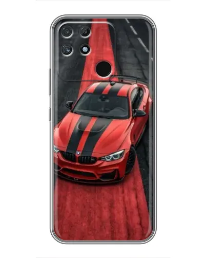 Чохол для Realme NARZO 30A з картинкою «BMW на червоній доріжці» Чохол для Realme NARZO 30A з картинкою «BMW на червоній доріжці»