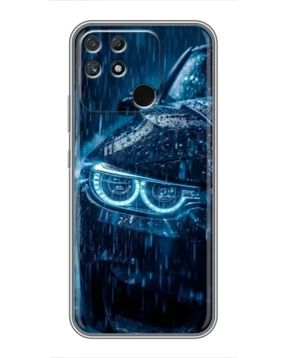 Чехол для Realme NARZO 30A с картинкой «BMW под дождем» Чехол для Realme NARZO 30A с картинкой «BMW под дождем»