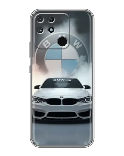 Чехол для Realme NARZO 30A с картинкой «BMW в белом дыму» Чехол для Realme NARZO 30A с картинкой «BMW в белом дыму»