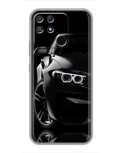 Чехол для Realme NARZO 30A с картинкой «Черная BMW — профиль» Чехол для Realme NARZO 30A с картинкой «Черная BMW — профиль»