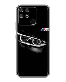 Чехол для Realme NARZO 30A с картинкой «BMW — взгляд тигра»