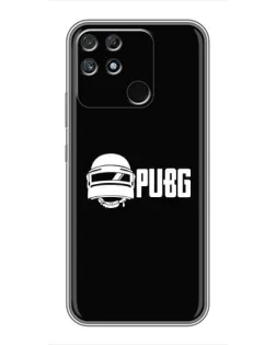 Чехол для Realme NARZO 30A с картинкой «PUBG — классический лого»
