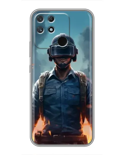 Чехол для Realme NARZO 30A с картинкой «PUBG — реалистичный герой» Чехол для Realme NARZO 30A с картинкой «PUBG — реалистичный герой»