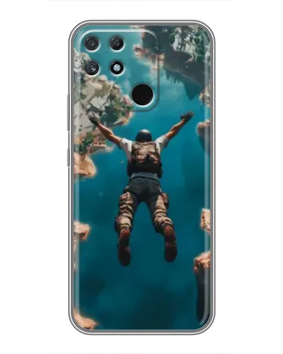 Чехол для Realme NARZO 30A с картинкой «PUBG — свободное падение» Чехол для Realme NARZO 30A с картинкой «PUBG — свободное падение»
