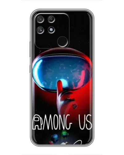 Чохол для Realme NARZO 30A з картинкою «Червоний імпостер — макро» Чохол для Realme NARZO 30A з картинкою «Червоний імпостер — макро»