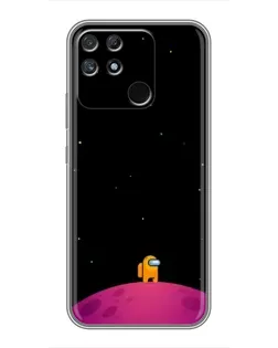 Чохол для Realme NARZO 30A з картинкою «Самотній герой на планеті» Чохол для Realme NARZO 30A з картинкою «Самотній герой на планеті»