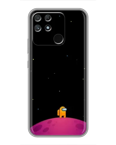Чохол для Realme NARZO 30A з картинкою «Самотній герой на планеті» Чохол для Realme NARZO 30A з картинкою «Самотній герой на планеті»