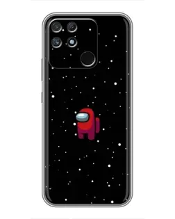 Чохол для Realme NARZO 30A з картинкою «Червоний Among Us»