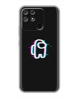 Чохол для Realme NARZO 30A з картинкою «Among Us неон»