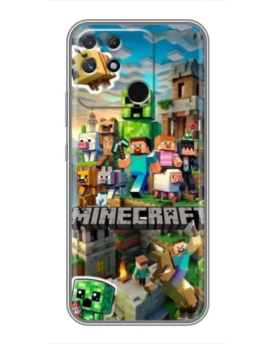 Чохол для Realme NARZO 30A з картинкою «Замок Minecraft» Чохол для Realme NARZO 30A з картинкою «Замок Minecraft»