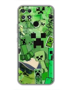 Чохол для Realme NARZO 30A з картинкою «Кріпери Minecraft» Чохол для Realme NARZO 30A з картинкою «Кріпери Minecraft»