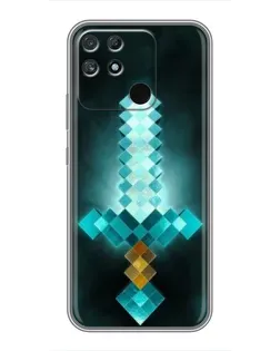 Чохол для Realme NARZO 30A з картинкою «Алмазний меч неон»