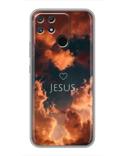 Чехол для Realme NARZO 30A с картинкой «Сияние Имени Jesus»