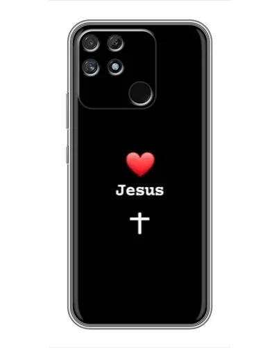 Чохол для Realme NARZO 30A з картинкою «Серце - Jesus» Чохол для Realme NARZO 30A з картинкою «Серце - Jesus»