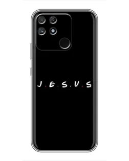 Чохол для Realme NARZO 30A з картинкою «Крапки віри J.E.S.U.S.»
