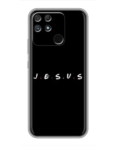 Чохол для Realme NARZO 30A з картинкою «Крапки віри J.E.S.U.S.» Чохол для Realme NARZO 30A з картинкою «Крапки віри J.E.S.U.S.»
