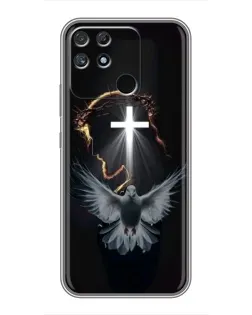 Чохол для Realme NARZO 30A з картинкою «Голуб та Світло»