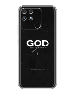 Чохол для Realme NARZO 30A з картинкою «GOD — Бог над усім»