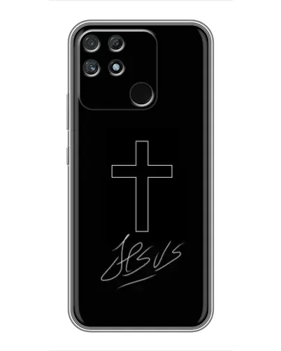 Чохол для Realme NARZO 30A з картинкою «Графічний хрест Jesus» Чохол для Realme NARZO 30A з картинкою «Графічний хрест Jesus»