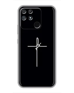 Чохол для Realme NARZO 30A з картинкою «Тонкий хрест»