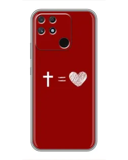 Чохол для Realme NARZO 30A з картинкою «Рівняння любові»