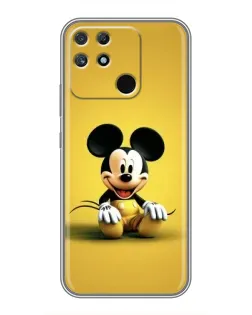 Чохол для Realme NARZO 30A з картинкою «Міккі на жовтому»