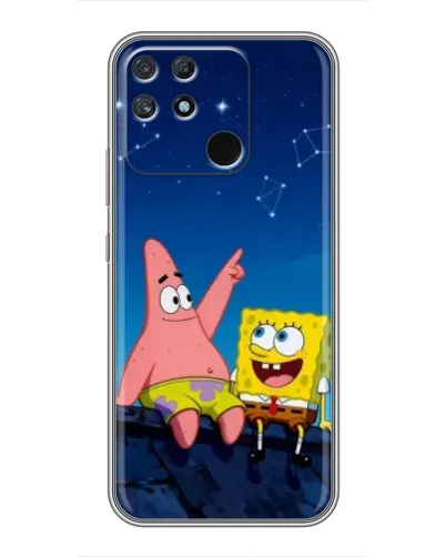 Чохол для Realme NARZO 30A з картинкою «Губка Боб та Патрік вночі» Чохол для Realme NARZO 30A з картинкою «Губка Боб та Патрік вночі»