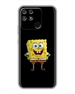 Чохол для Realme NARZO 30A з картинкою «Класичний Губка Боб»