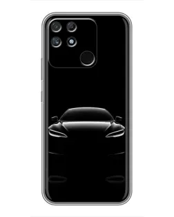 Чохол для Realme NARZO 30A з картинкою «Силует Tesla Night» Чохол для Realme NARZO 30A з картинкою «Силует Tesla Night»