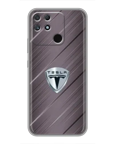 Чехол для Realme NARZO 30A с картинкой «Металлическая текстура Tesla» Чехол для Realme NARZO 30A с картинкой «Металлическая текстура Tesla»