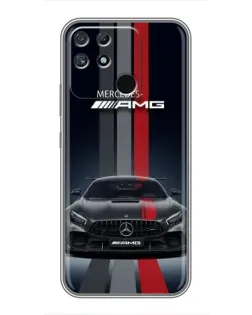 Чохол для Realme NARZO 30A з картинкою «Mercedes — білий карбон» Чохол для Realme NARZO 30A з картинкою «Mercedes — білий карбон»