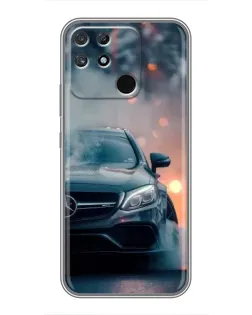 Чохол для Realme NARZO 30A з картинкою «Mercedes — нічне місто» Чохол для Realme NARZO 30A з картинкою «Mercedes — нічне місто»